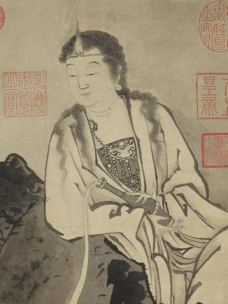 宋賈師古大士像　軸