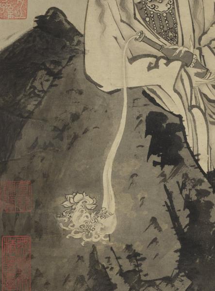 宋賈師古大士像　軸