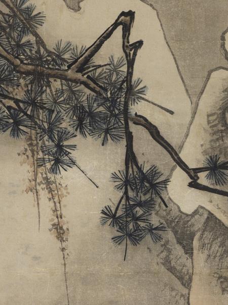 宋馬遠畫雪景　軸