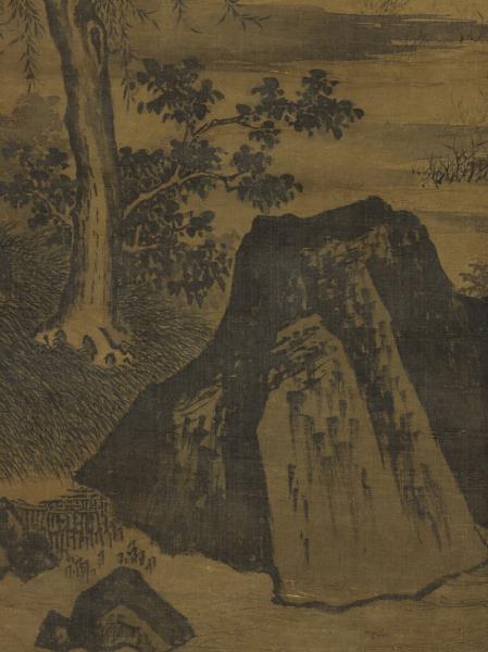 宋夏珪歸棹圖　軸