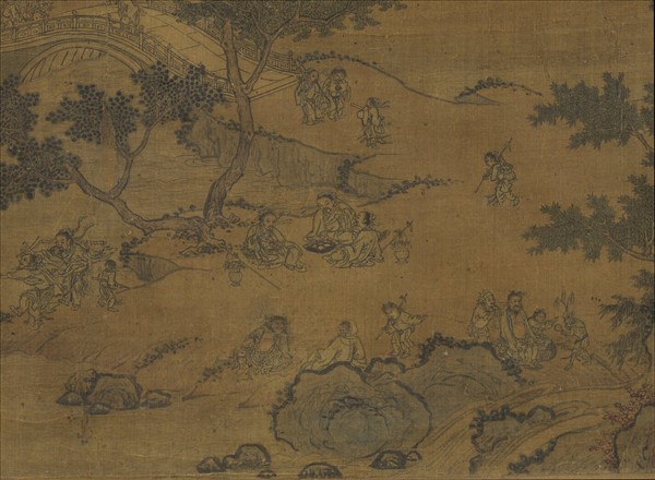 宋趙大亨蓬萊仙會　軸