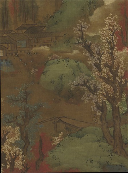 宋人倣張僧繇山水　軸