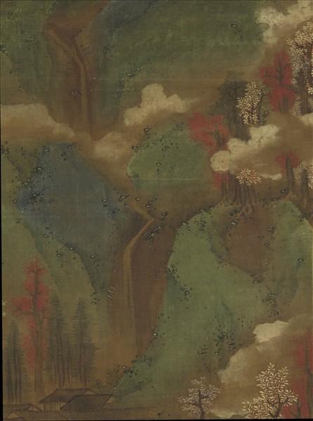 宋人倣張僧繇山水　軸