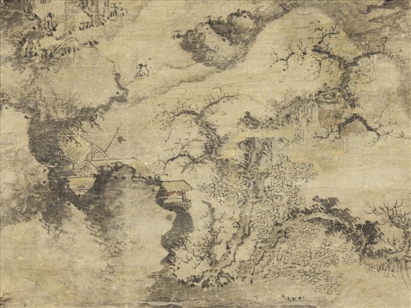 宋人千巖萬壑　軸