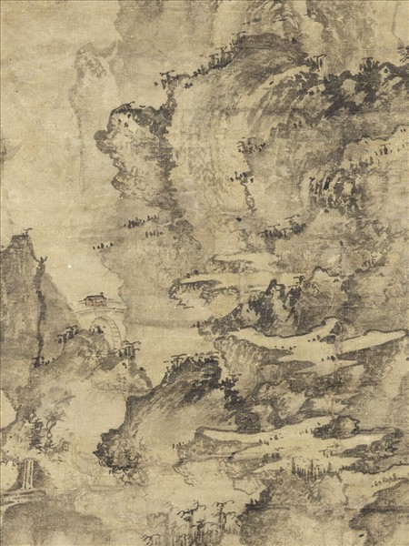 宋人千巖萬壑　軸