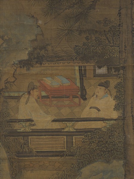 宋人松溪書屋　軸