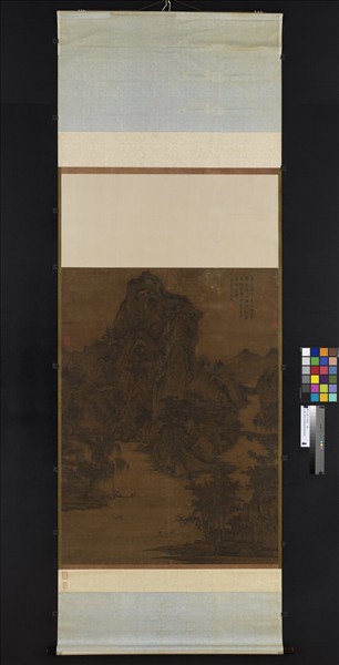 宋人清江漁隱　軸