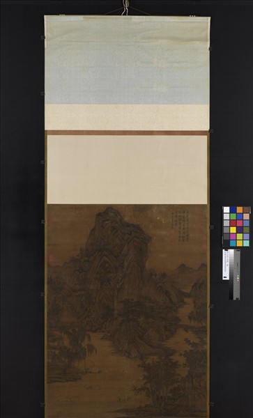 宋人清江漁隱　軸