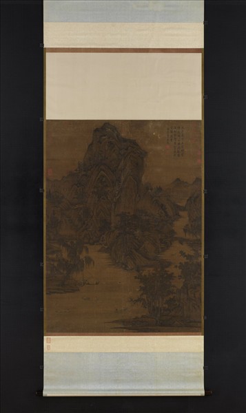 宋人清江漁隱　軸