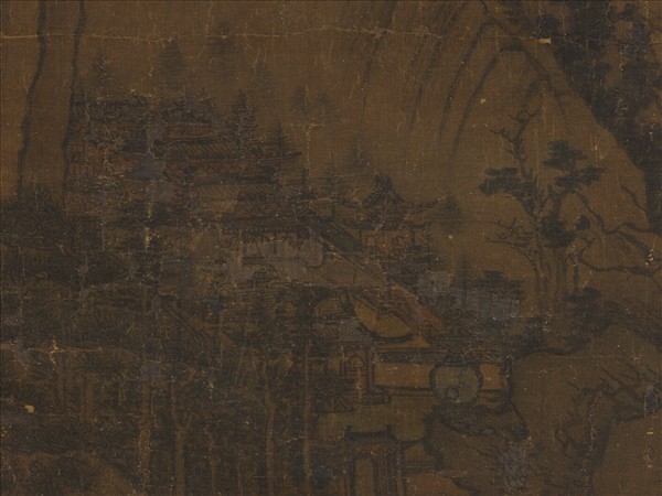 宋人清江漁隱　軸