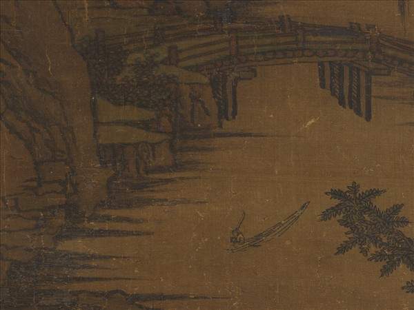 宋人清江漁隱　軸