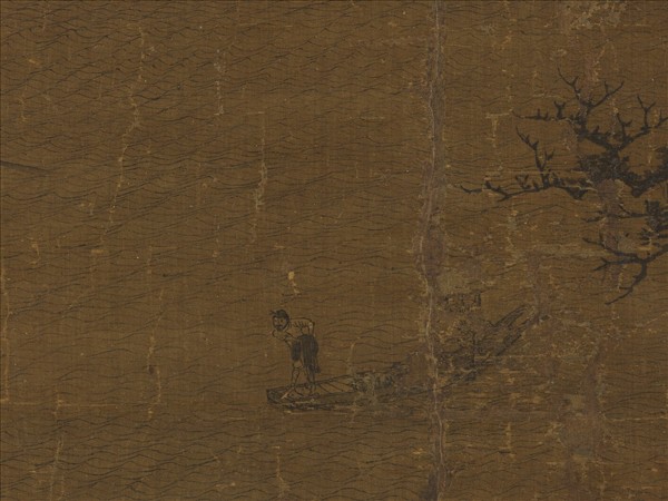 宋人清江漁隱　軸