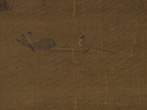 宋人清江漁隱　軸