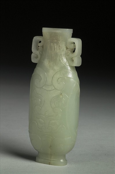 玉獸面紋瓶
