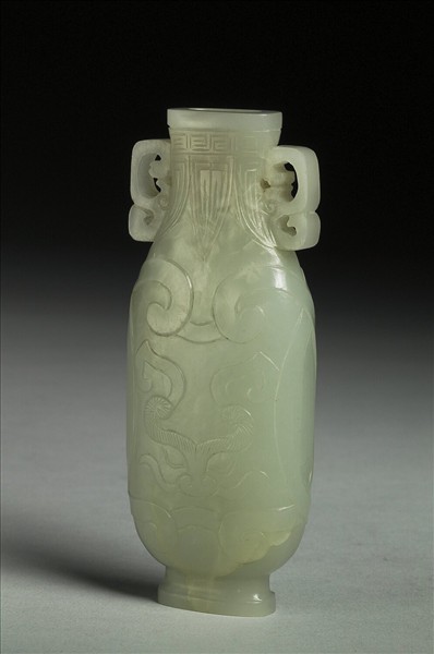 玉獸面紋瓶