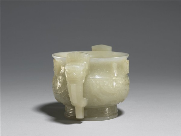 玉獸面紋爐