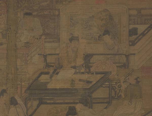 宋人梧陰清暇圖　軸