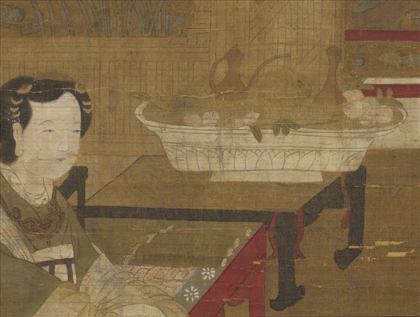 宋人宮沼納涼圖　軸