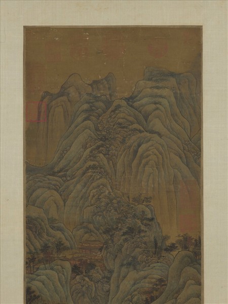 宋人秋山文會圖　軸