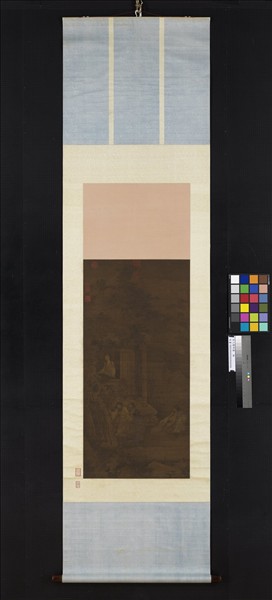 宋人聽琴圖　軸