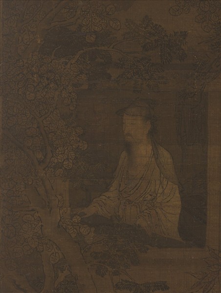 宋人聽琴圖　軸