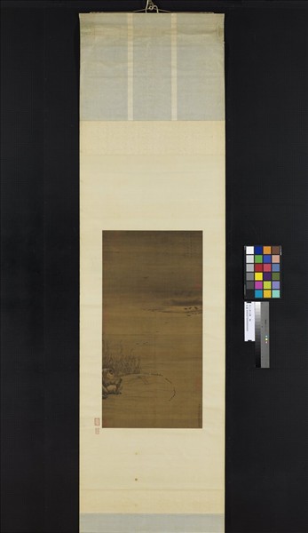 宋人漁父圖　軸