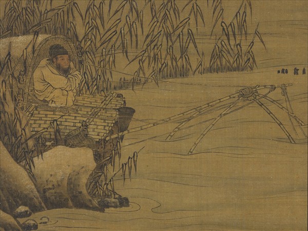 宋人漁父圖　軸