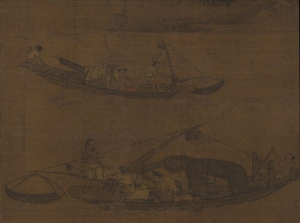 宋人捕魚圖　軸