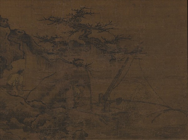 宋人捕魚圖　軸