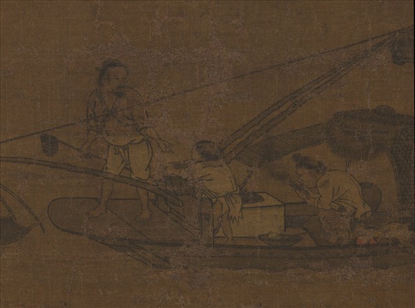 宋人捕魚圖　軸