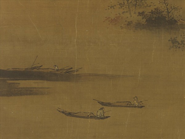 宋人漁樂圖　軸