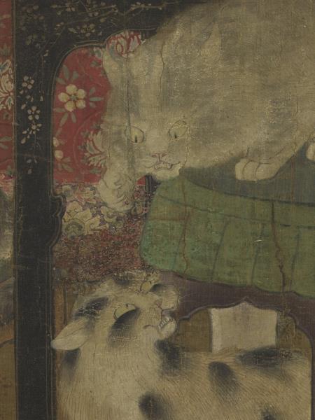 宋人戲貓圖　軸