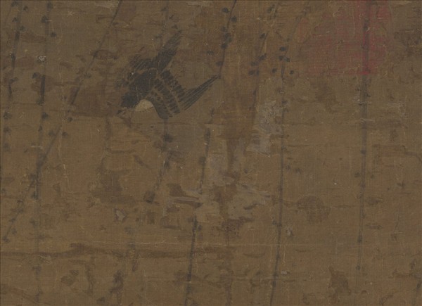 宋人浴鵝圖　軸