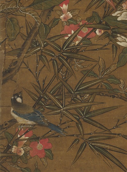 宋人畫花鳥　軸