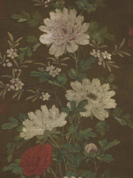 宋人華春富貴圖　軸