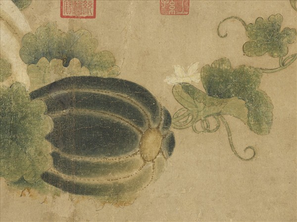 宋人秋瓜圖　軸