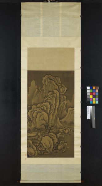 元劉貫道積雪圖　軸