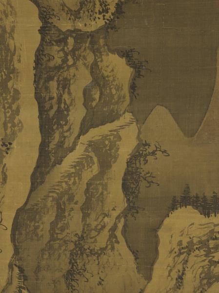 元劉貫道積雪圖　軸