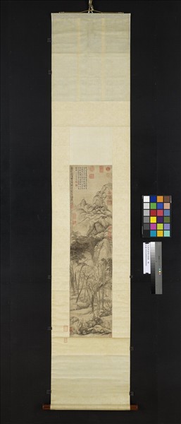 元商琦嵩陽訪真圖　軸