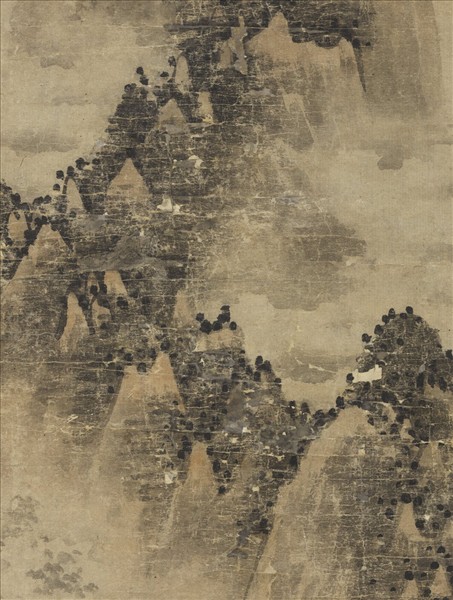 元朱叔重秋山疊翠　軸