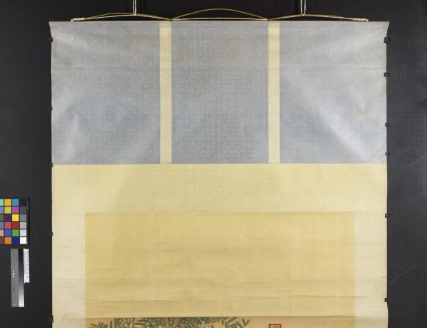 清郎世寧畫十駿犬雪爪盧　軸