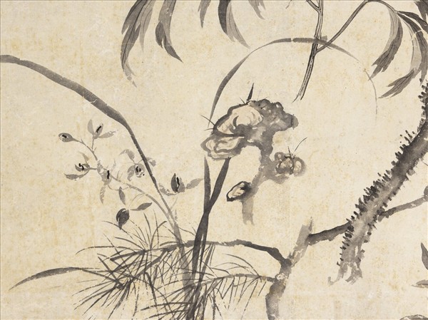 清鄒一桂寫生花卉　軸