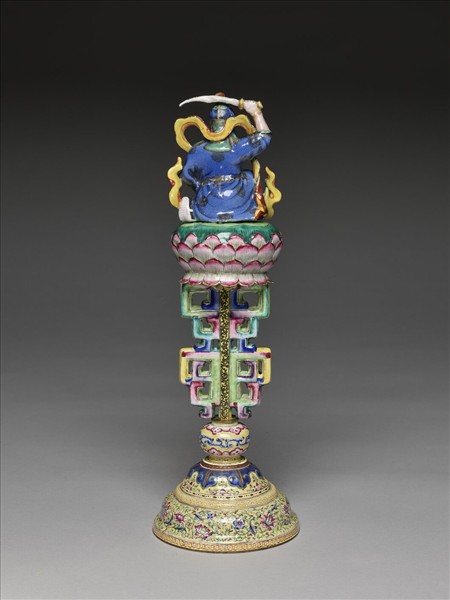 銅胎畫琺瑯五彩七政寶（武將）