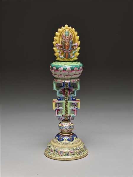 銅胎畫琺瑯五彩七政寶（寶珠）