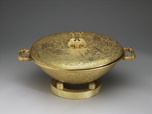 福壽雙喜龍鳳金鍋