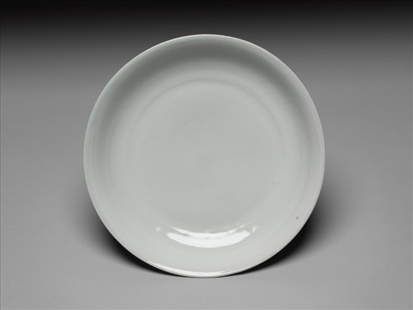 霽青白裡龍紋盤