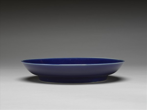 霽青釉盤