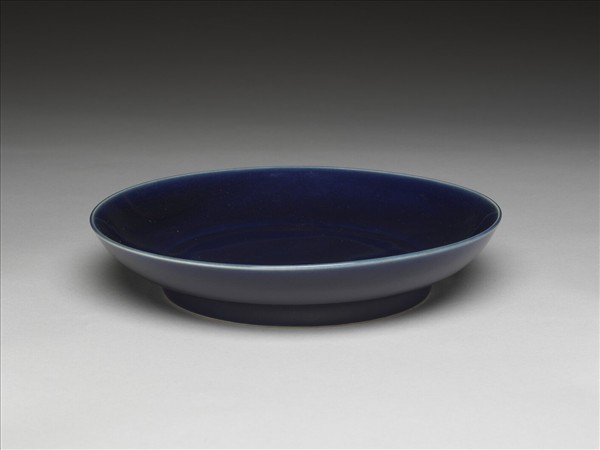 霽青釉盤