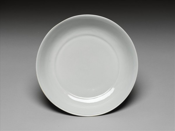 霽青白裡龍紋盤