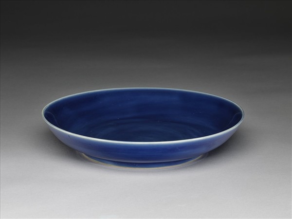 霽青釉盤